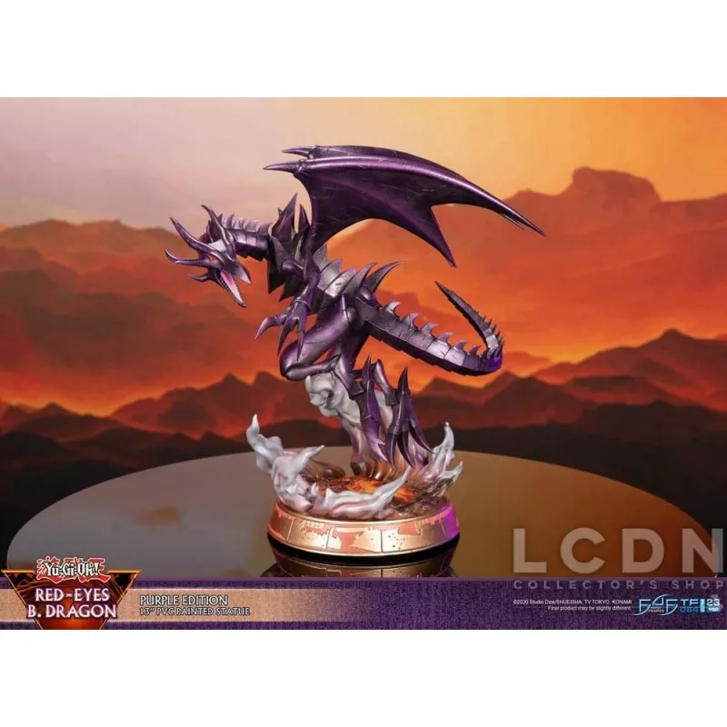 Yu-Gi-Oh! Figurine Red-Eyes B. Dragon Purple Colour 33cm