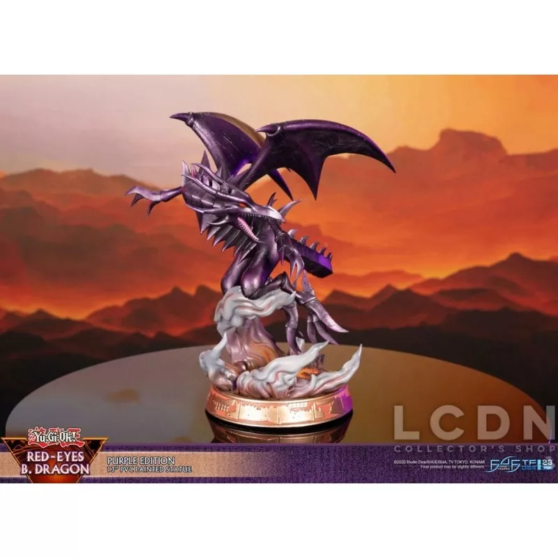 Yu-Gi-Oh! Figurine Red-Eyes B. Dragon Purple Colour 33cm