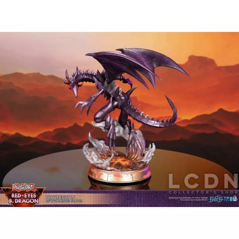 Yu-Gi-Oh! Figurine Red-Eyes B. Dragon Purple Colour 33cm