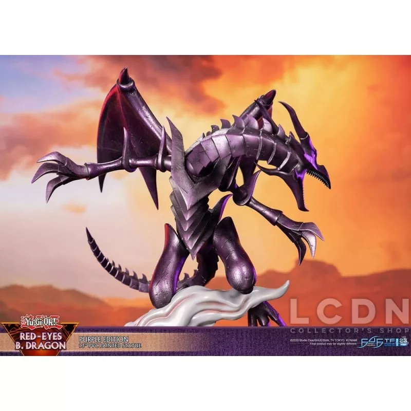 Yu-Gi-Oh! Figurine Red-Eyes B. Dragon Purple Colour 33cm