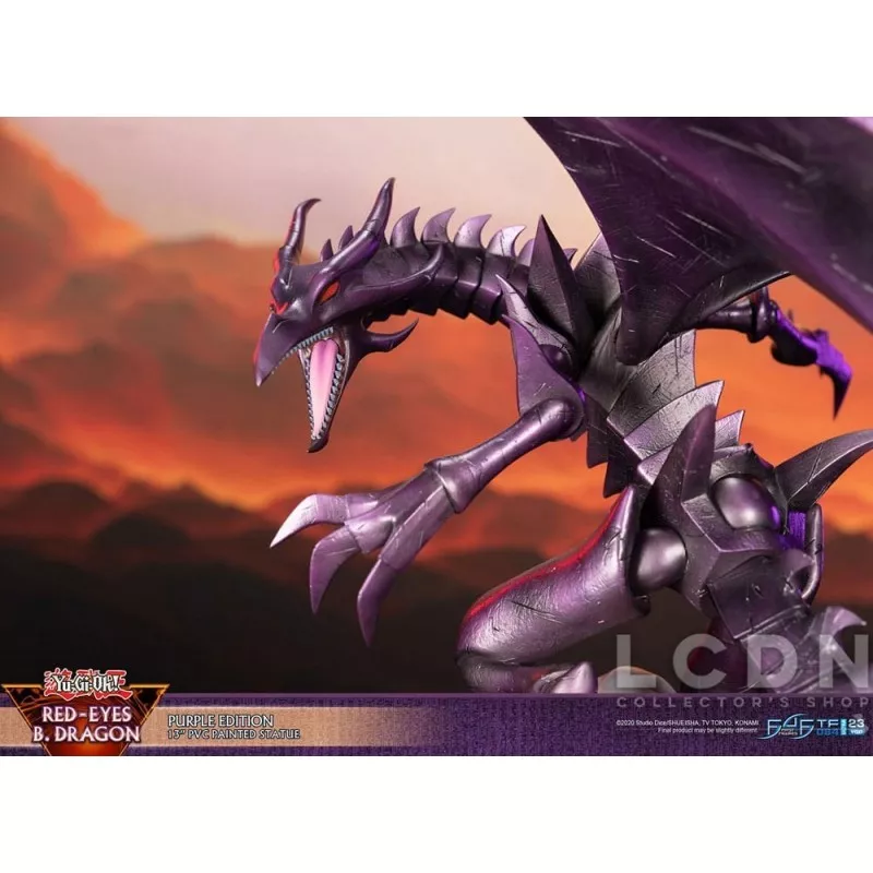 Yu-Gi-Oh! Figurine Red-Eyes B. Dragon Purple Colour 33cm