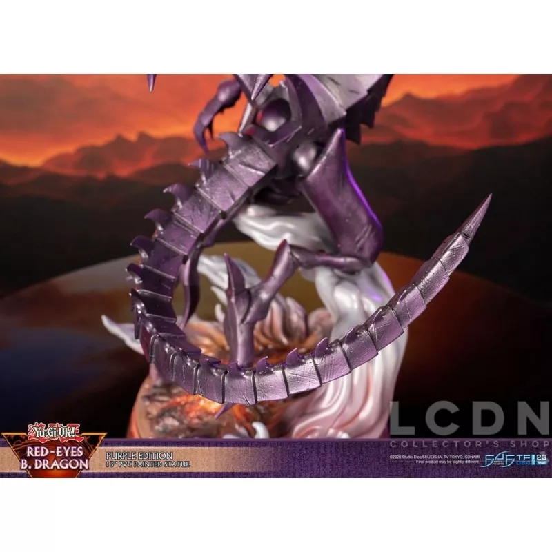 Yu-Gi-Oh! Figurine Red-Eyes B. Dragon Purple Colour 33cm
