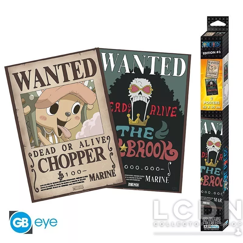 One Piece Chopper Wanted Poster Metal Poster Metal Poster – Anime