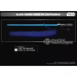 Star Wars IV Luke Skywalker Lightsaber Black Series Force FX