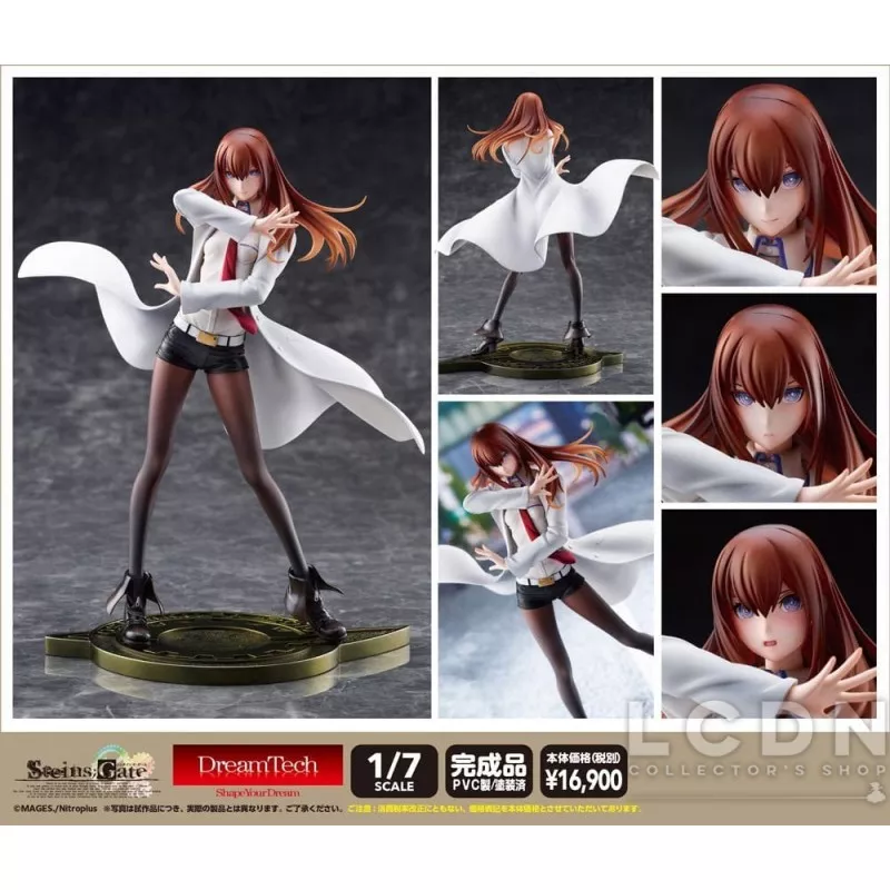Steins Gate Figure 1/7 Kurisu Makise Lab Coat style DT-210 22cm