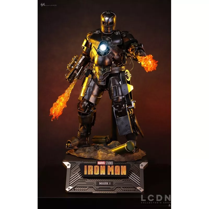 Hot Toys MMS605D40 Iron Man Collectible Action Figurine 1/6 Iron Man Mark I 30cm