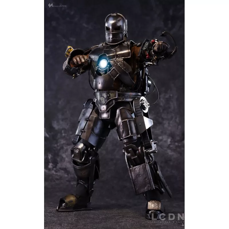 Hot Toys MMS605D40 Iron Man Collectible Action Figurine 1/6 Iron Man Mark I 30cm