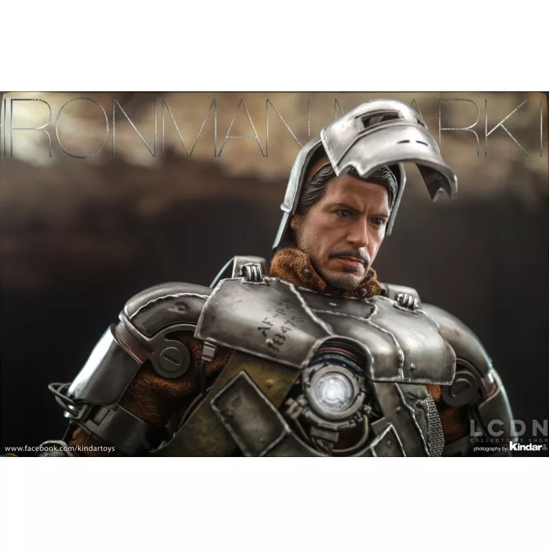 Hot Toys MMS605D40 Iron Man Collectible Action Figurine 1/6 Iron Man Mark I 30cm