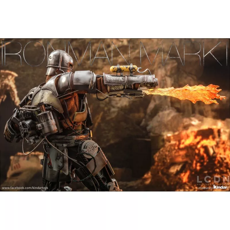 Hot Toys MMS605D40 Iron Man Collectible Action Figurine 1/6 Iron Man Mark I 30cm