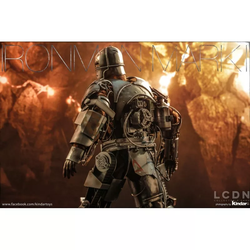 Hot Toys MMS605D40 Iron Man Collectible Action Figurine 1/6 Iron Man Mark I 30cm