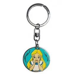 DISNEY Metal Keychain Alice...