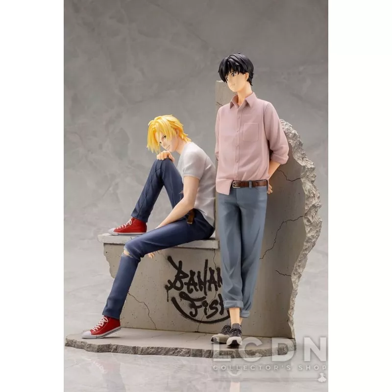 Banana Fish Figurine ARTFXJ 1/8 Ash &amp; Eiji 25cm