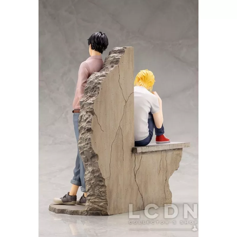 Banana Fish Figurine ARTFXJ 1/8 Ash &amp; Eiji 25cm