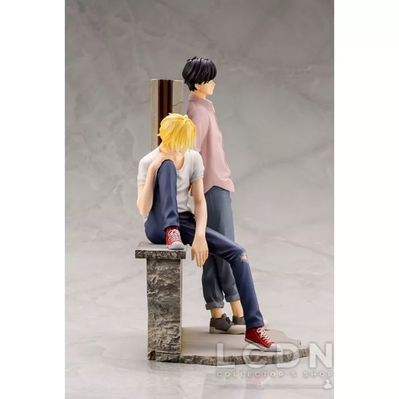Banana Fish Figurine ARTFXJ 1/8 Ash &amp; Eiji 25cm