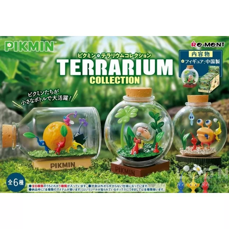 Pikmin Set de 6 Figurines Terrarium Collection 6cm
