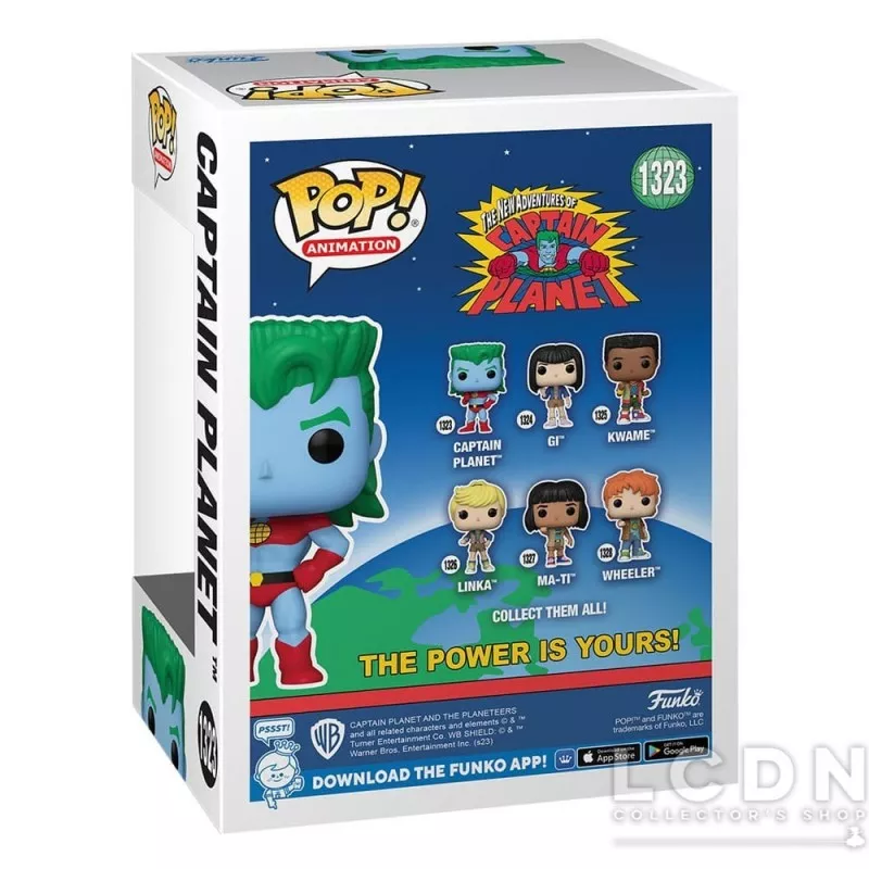 Captain Planet POP! Animation Captain Planet Vinyl Figure 10cm N°1323