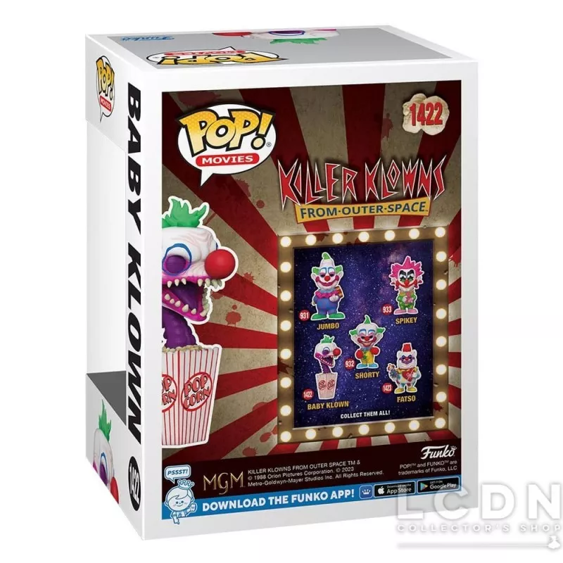 Killer Klowns from Outer Space POP! Movies Killer Klowns Baby Klown Vinyl Figure 10cm N°1422
