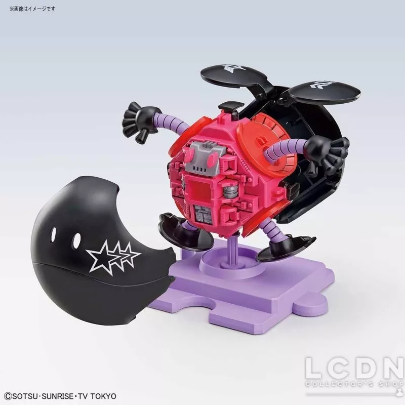 Haropla Black Tri-Stars Haro Mobile Suit Gundam Model Kit 7cm