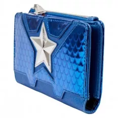 Marvel Wallet Shine Captain America Cosplay