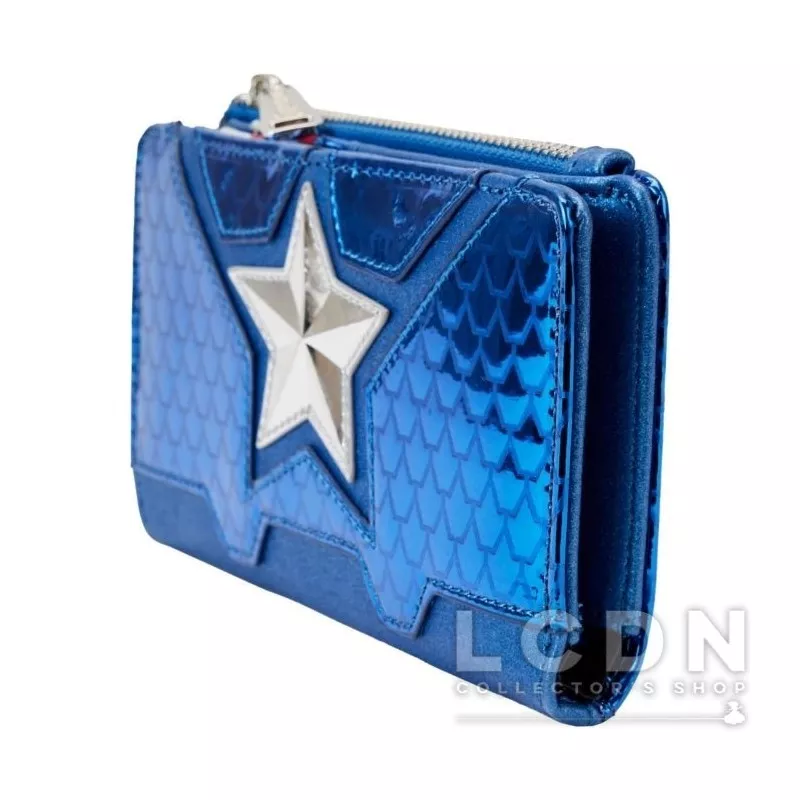 Marvel Wallet Shine Captain America Cosplay