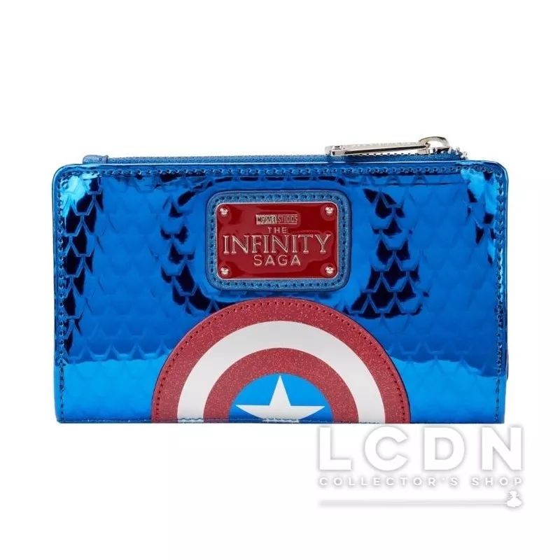 Marvel Wallet Shine Captain America Cosplay