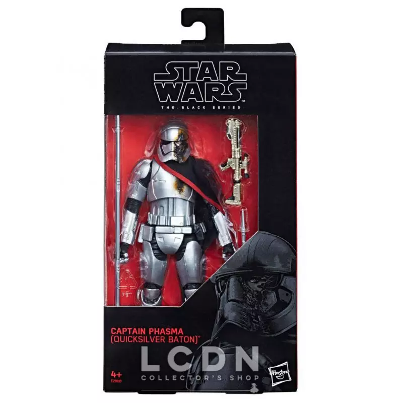 Star Wars Episode VIII Black Series Action Figure 2019 Captain Phasma ( Quicksilver Baton ) 15cm
