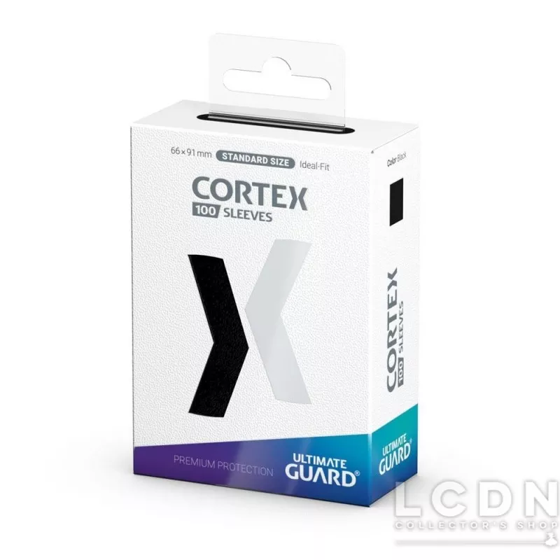 Ultimate Guard 100 Sleeves Cortex Sleeves Standard Size Black