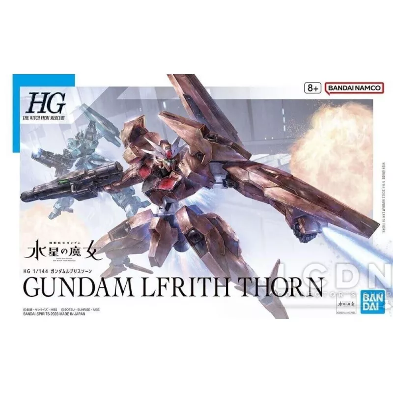 Bandai Original GUNDAM Anime HG 1/144 THE WITCH FROM MERCURY GUNDAM LFRITH  Action Figure Toys Collectible Model Gifts for Kids