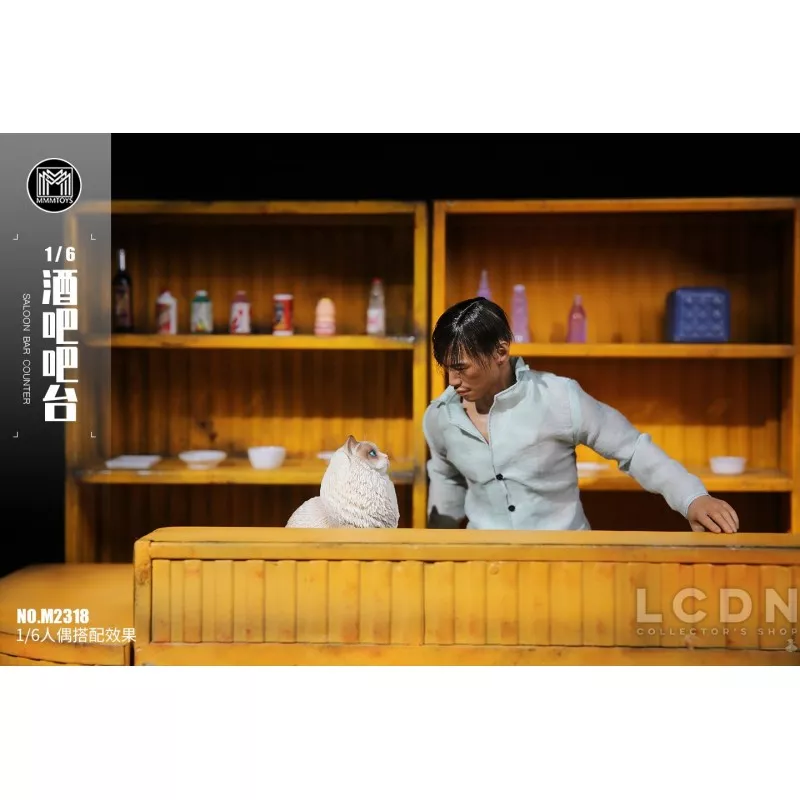 Saloon Bar Counter Diorama M2318A mmmtoys 1/6