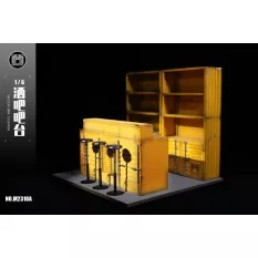 Saloon Bar Counter Diorama M2318A mmmtoys 1/6