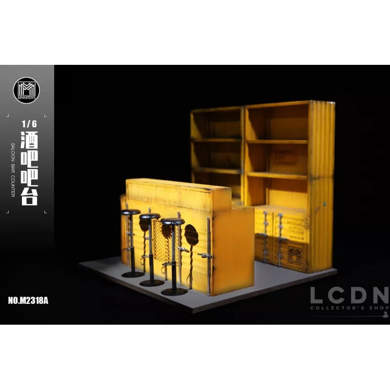 Saloon Bar Counter Diorama M2318A mmmtoys 1/6