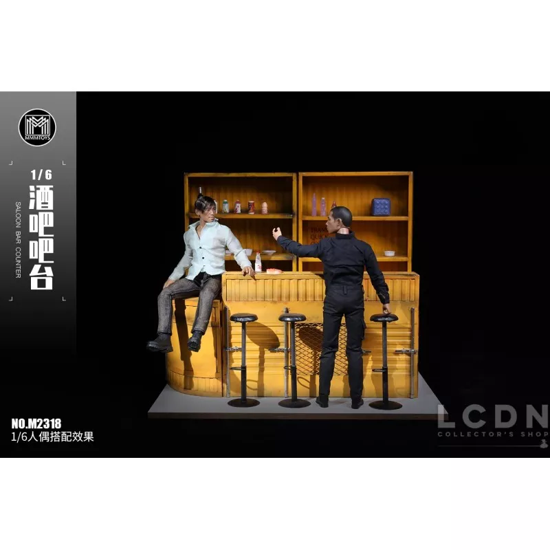 Saloon Bar Counter Diorama M2318A mmmtoys 1/6