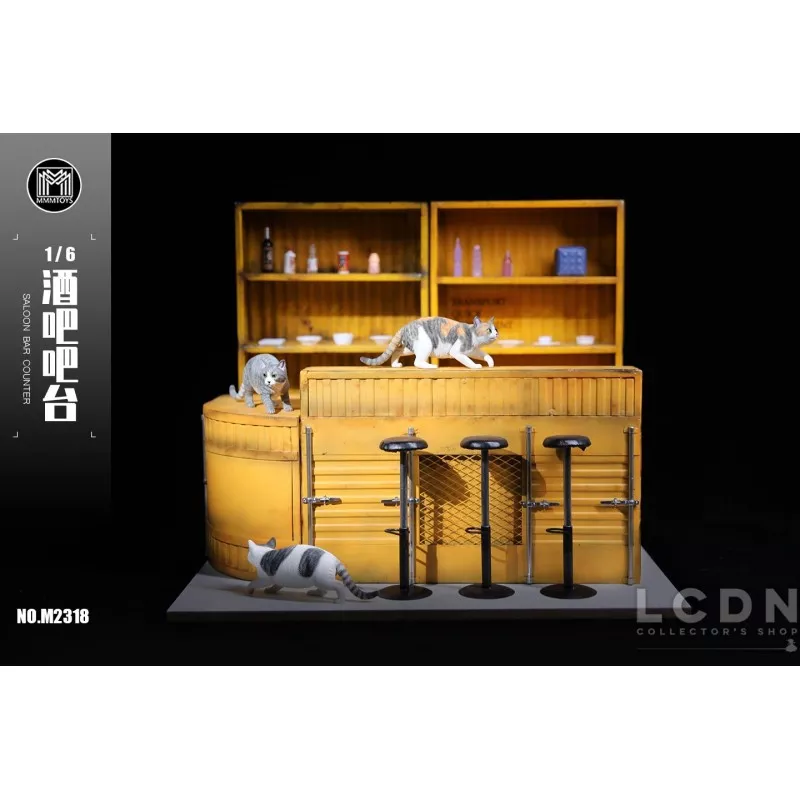 Saloon Bar Counter Diorama M2318A mmmtoys 1/6