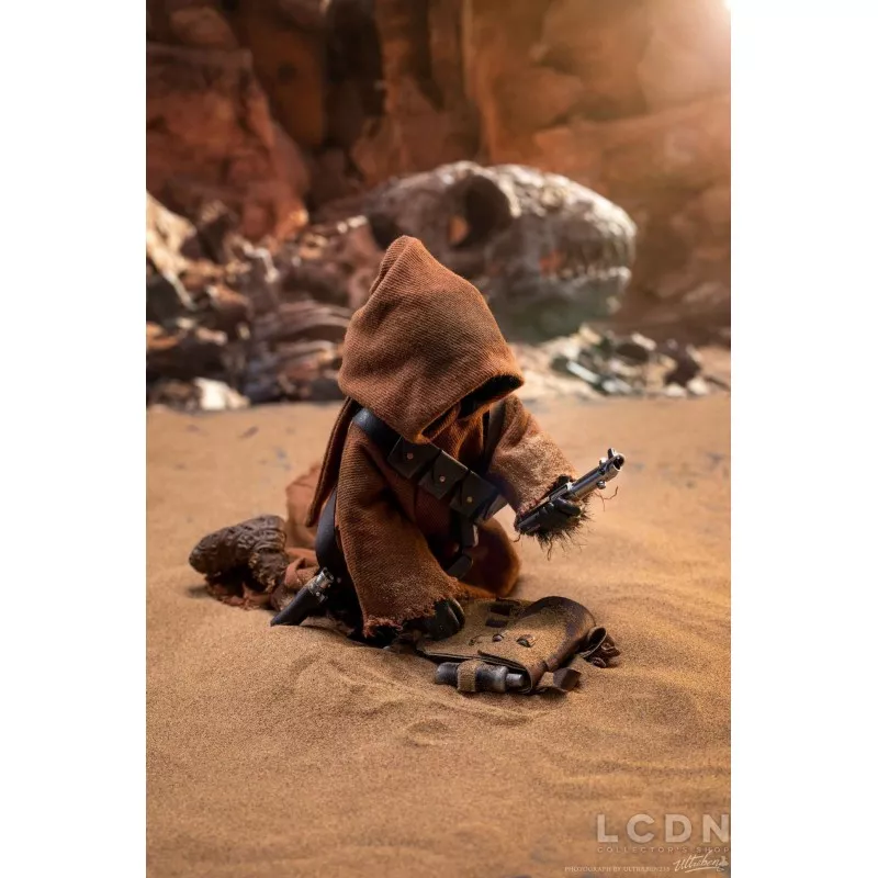 Hot Toys MMS554 Star Wars Episode IV Un Nouvel Espoir Jawa &amp; EG-6 Power Droid Pack de 2 1/6 Figurines 18 - 21cm (Neuf)