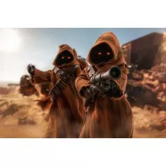 Hot Toys MMS554 Star Wars Episode IV Un Nouvel Espoir Jawa & EG-6 Power Droid Pack de 2 1/6 Figurines 18 - 21cm (Neuf)