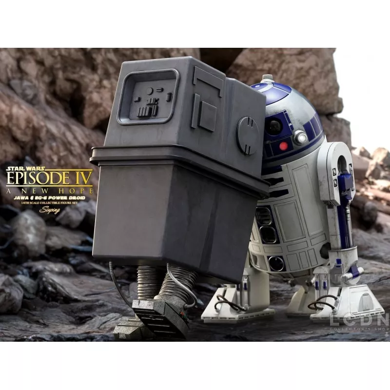 Hot Toys MMS554 Star Wars Episode IV Un Nouvel Espoir Jawa &amp; EG-6 Power Droid Pack de 2 1/6 Figurines 18 - 21cm (Neuf)