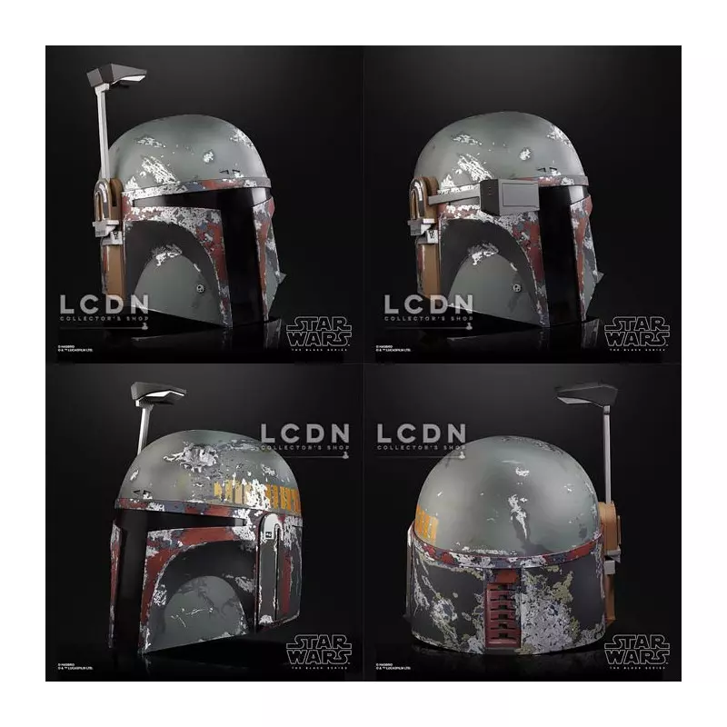 Star Wars The Mandalorian Black Series casque électronique Boba