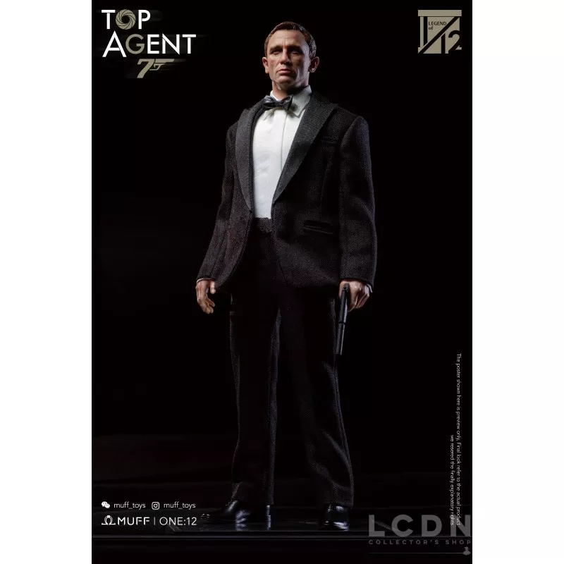 Top Agent Deluxe Edition Action Figure 1/12 MUFF TOYS MF-06B
