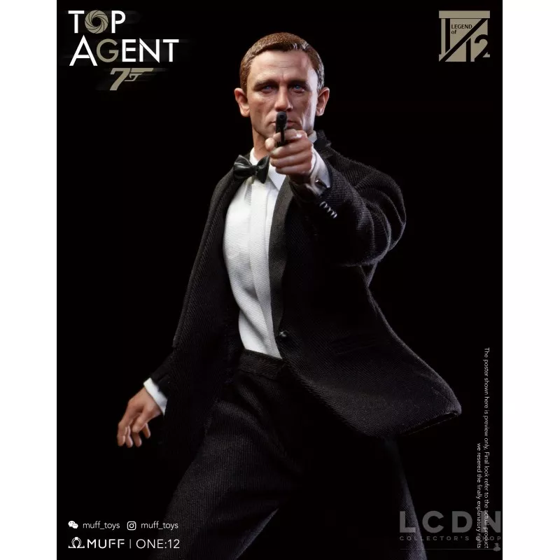 Top Agent Deluxe Edition Action Figure 1/12 MUFF TOYS MF-06B