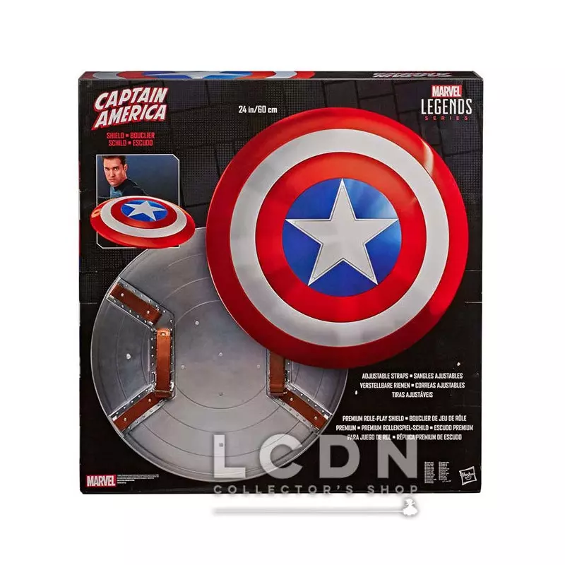 Real Metal Captain America Shield Replica - Marvel Official