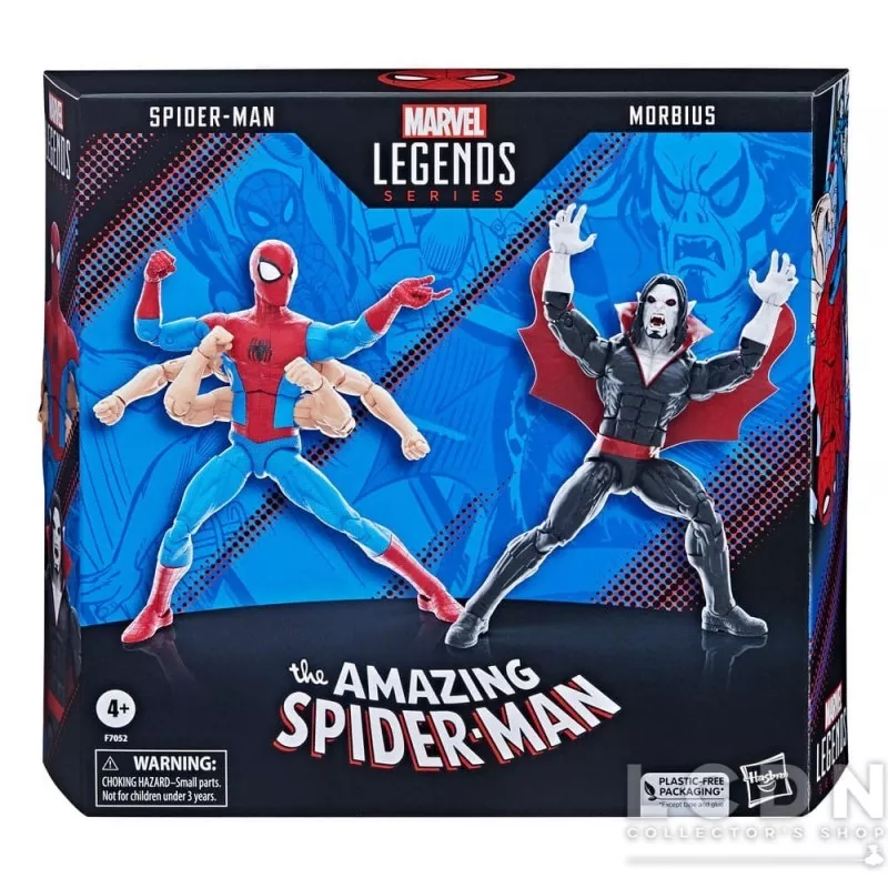 The Amazing Spider-Man Marvel Legends Pack de 2 Action Figurines Spider-Man &amp; Morbius 15cm