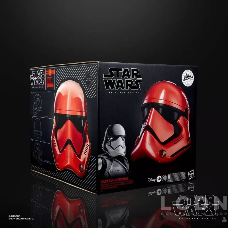 Star Wars Galaxy&#039;s Edge Black Series Electronic Helmet 1/1 Captain Cardinal