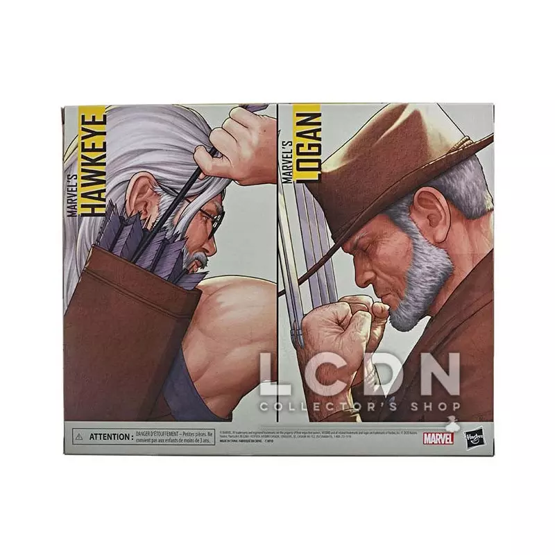 Marvel Legends Pack de 2 Action Figurines 2020 Old Men Logan &amp; Hawkeye 15cm