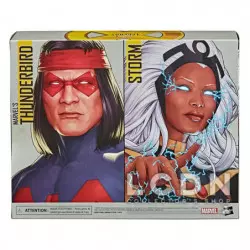 Marvel Legends Pack de 2 Action Figurines Storm & Marvel's Thunderbird 15cm