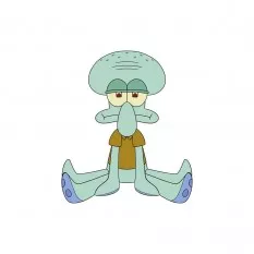 SpongeBob Squarepants Plush Squidward Tentacle 22 cm