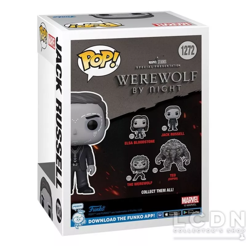 Werewolf By Night POP! Movies Jack Russell Vinyl Figure 10cm N°1272