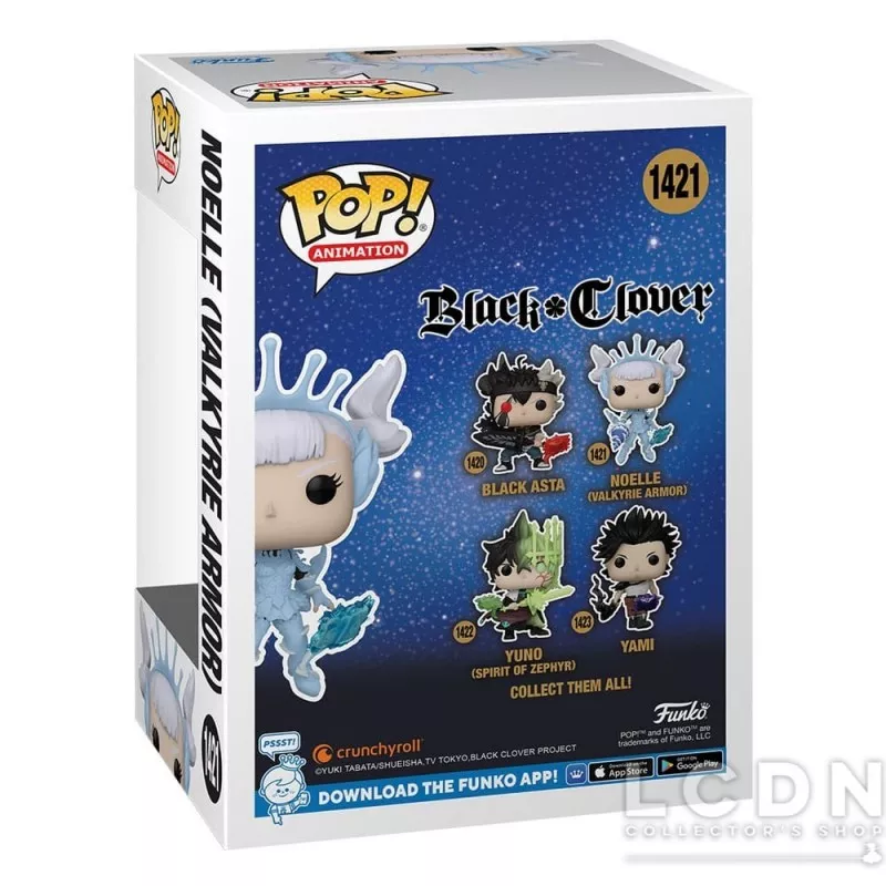 Black Clover POP! Animation Noelle (Valkyrie Armor) Vinyl Figure 10cm N°1421