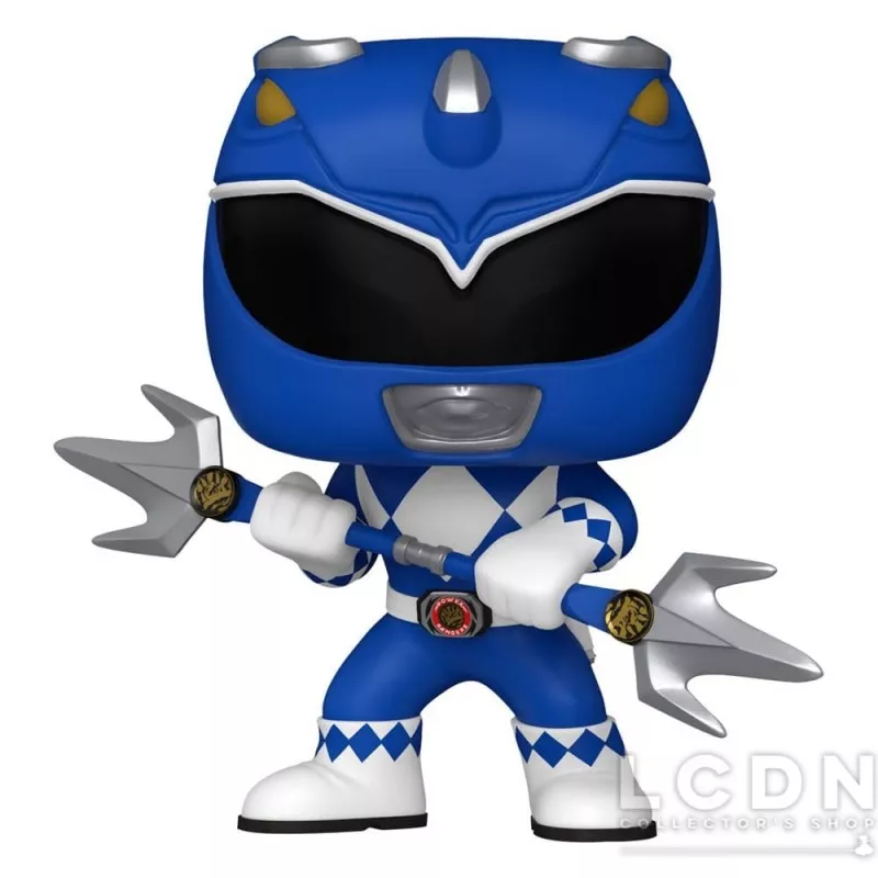 Mighty Morphin Power Rangers 30th POP! Television Blue Ranger Vinyl Figure 10cm N°1372