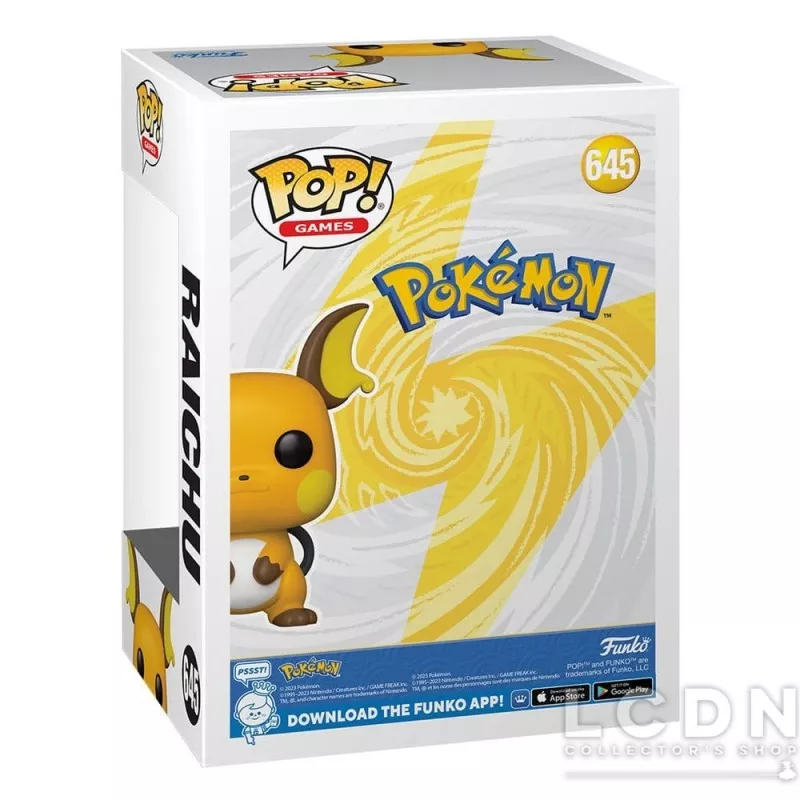 Pokémon POP! Games Raichu (EMEA) Vinyle Figurine 10cm N°645