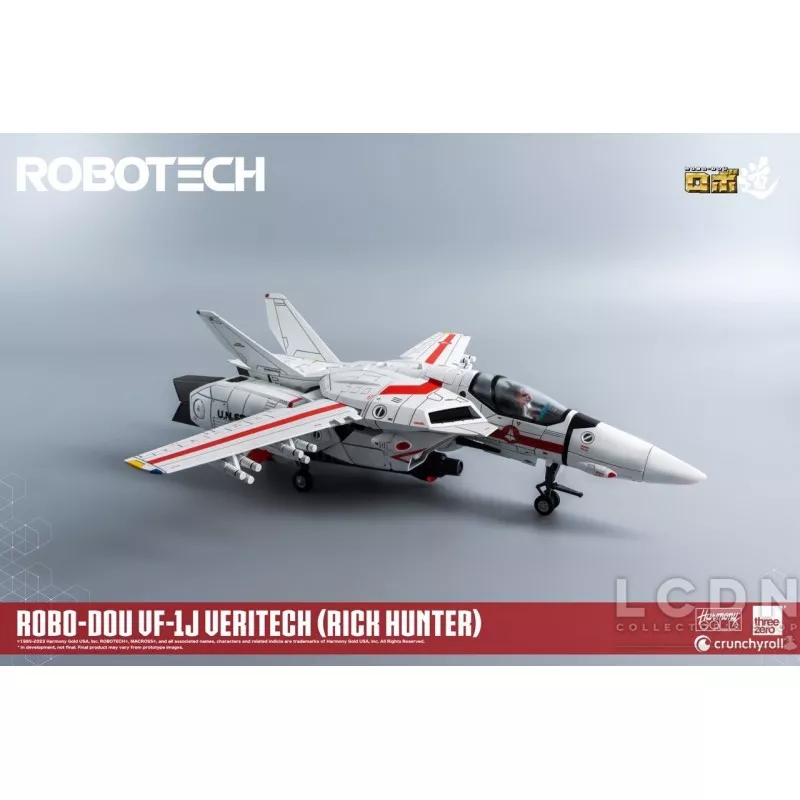 Robotech ROBO-DOU VF-1J Veritech (Rick Hunter) Threezero Action Figurine 20 cm